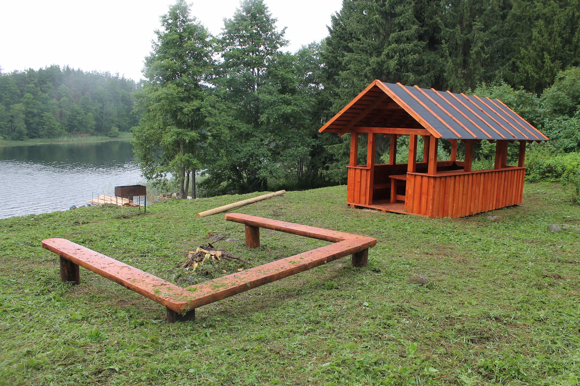 Туристическая стоянка «Чайчин», названная в честь самого большого острова Браславских озёр