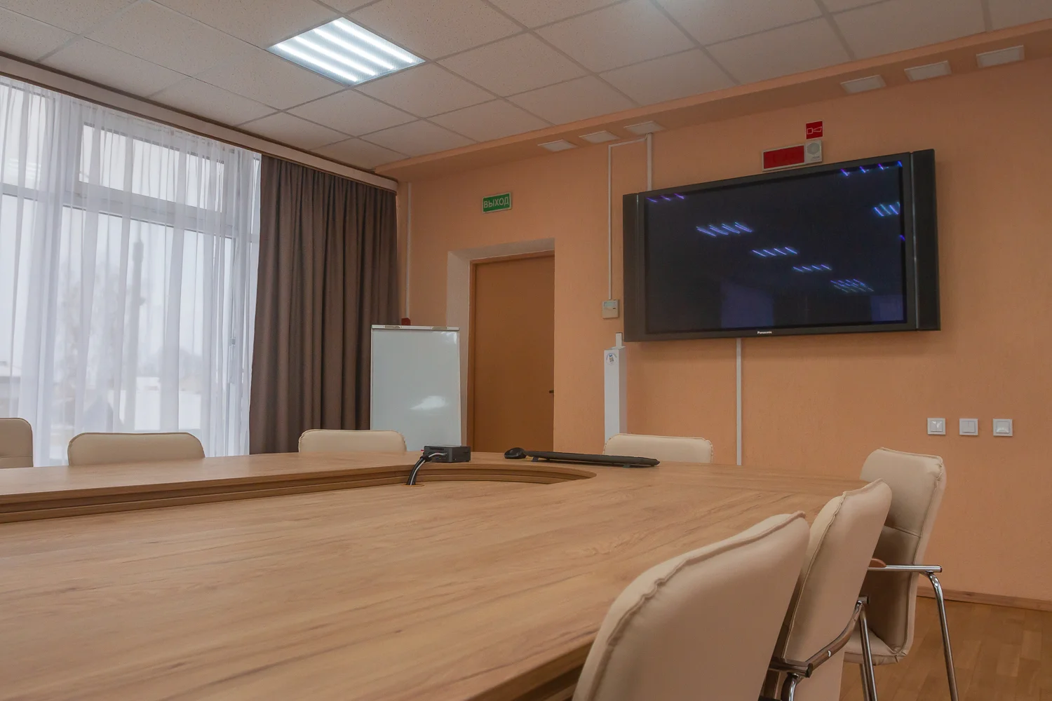 Современный конференц-зал для семинаров и лекций по экологии