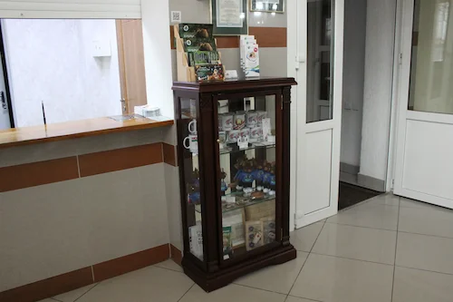 Kiosk «Souvenirs» in the hotel «Over Pripyat»