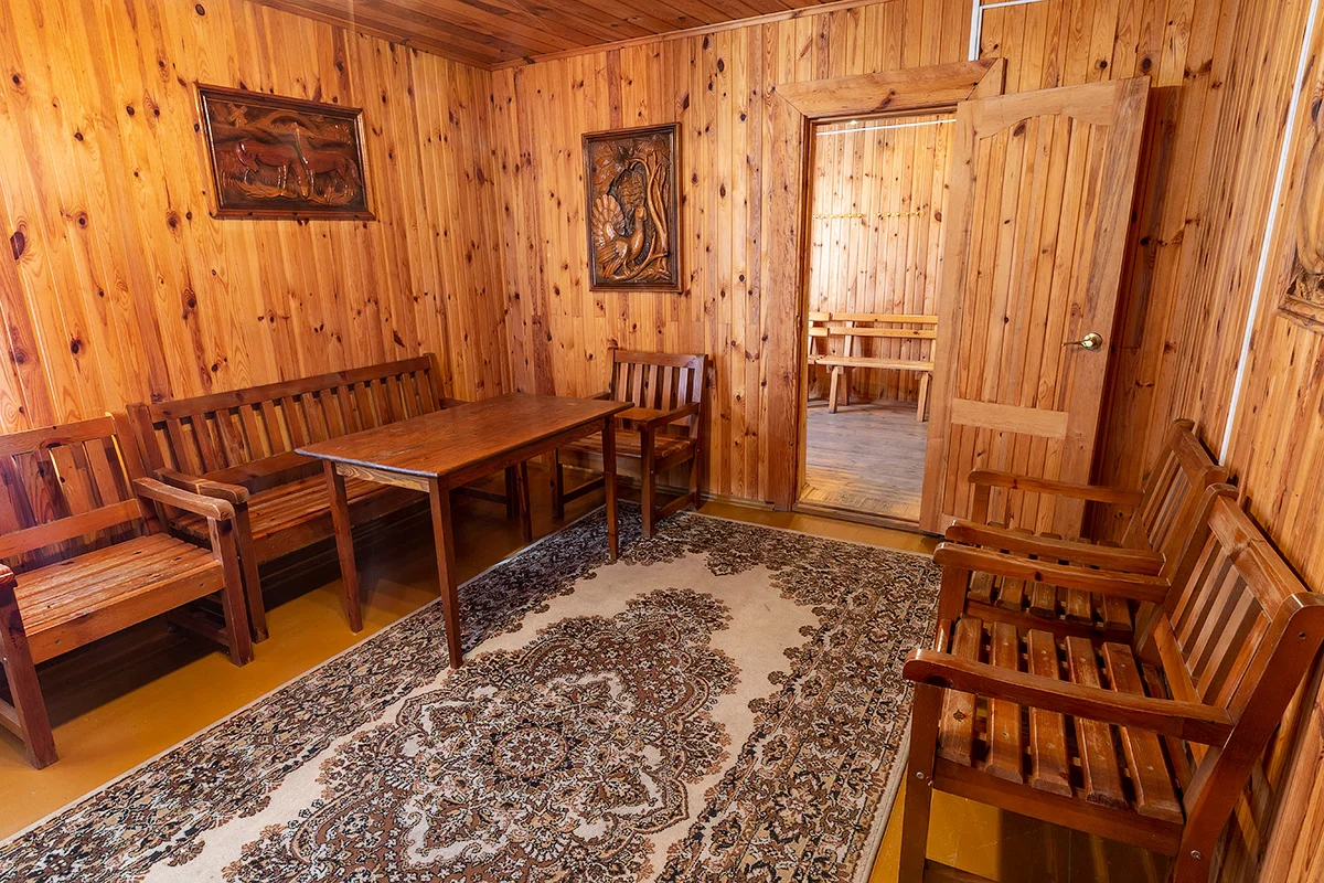 Зона отдыха в бане