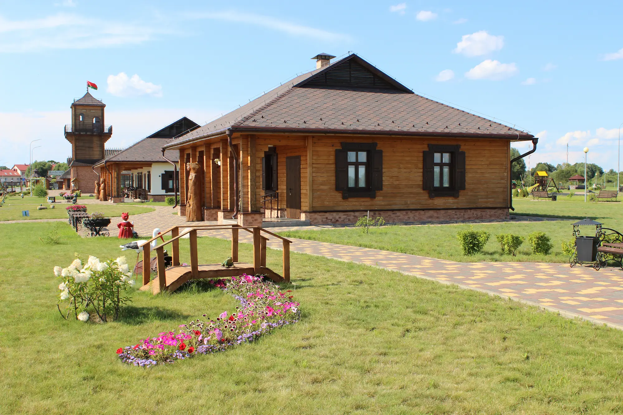 Этнографический комплекс под открытым небом с крестьянскими усадьбами