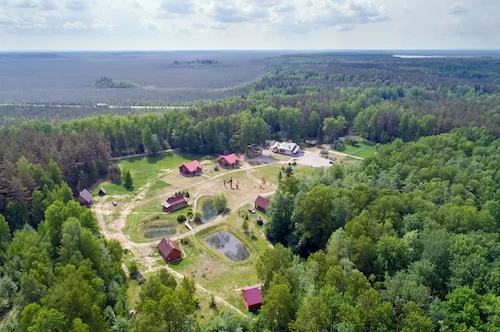 Outdoor shelter at the Eco‑Tourism Complex «Nivki»