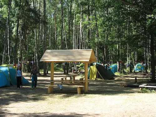 Designated Tourist Pitch of the Naroch Motel & Campsite